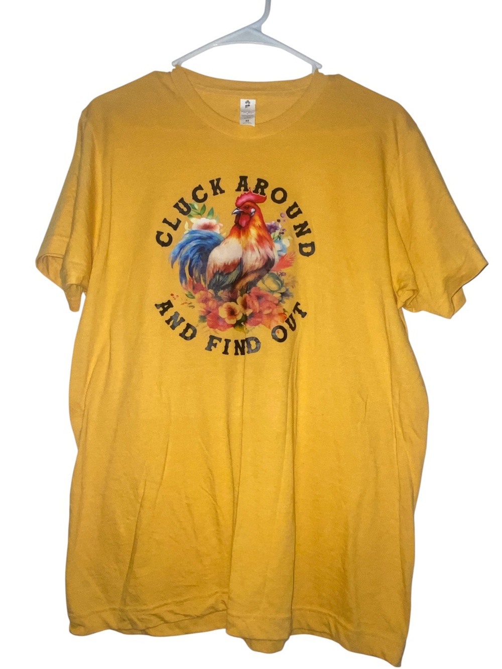 “Cluck Around and Find Out" Funny Rooster Graphic Tee